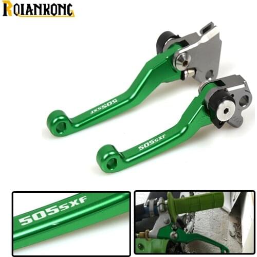 Motorcycle CNC Pivot Brake Clutch Levers Dirt Bike Motocross Motorbike For 505SX-F 505SXF 505 SXF 2008 LOGO 505SX-F
