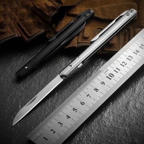 Folding Knife Stainless Steel High Hardness Tactical Knife Outdoor Camping Hiking Tool Multi Purpose Army Folding Pocket Knifes