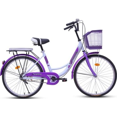 Bicycle Commuter Bicycle City Retro Adult Men and Women Walking Travel Light Princess Student Ladies Car