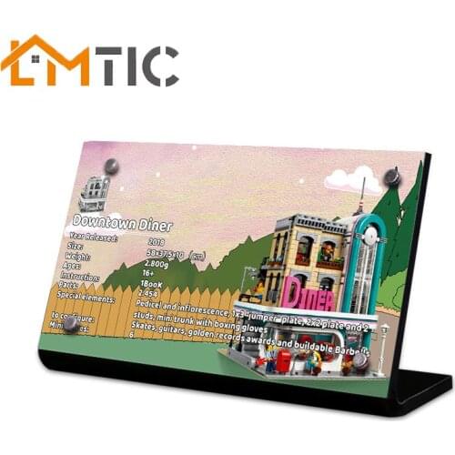 Acrylic material display stand brand suitable for 10260 model building kit model set building block toys