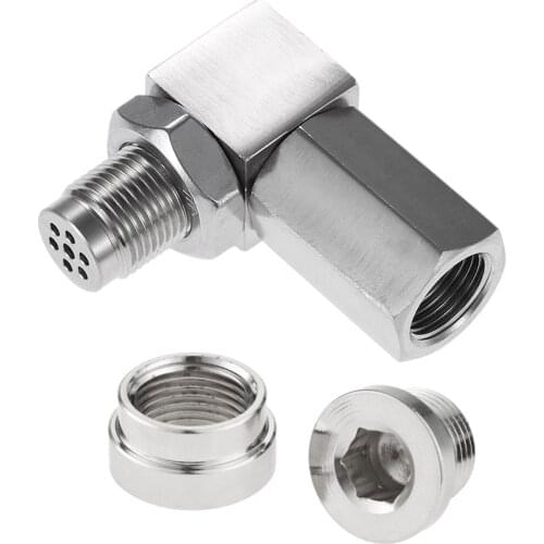 Yetaha CEL Eliminator Check Engine Light Mini Catalytic Converter Bung And Plug For Most M18 X 1.5 Thread Sensor Spacers