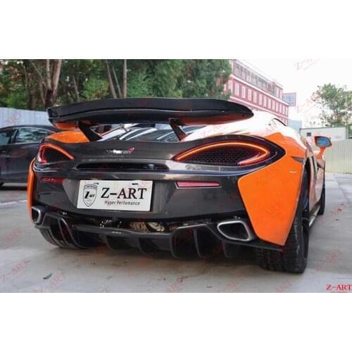 Z-ART P1 carbon fiber rear wing for 540 carbon fiber rear spoiler for 570 GT carbon tail wing for 570S tail spoiler