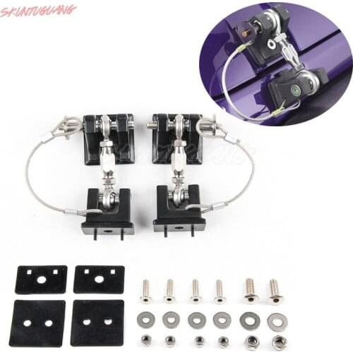 Car Hood Engine Cover Lock Bracket Latches Buckle Anti-Theft Holder Catch Bracket Buckle For Jeep Wrangler JK 07-09