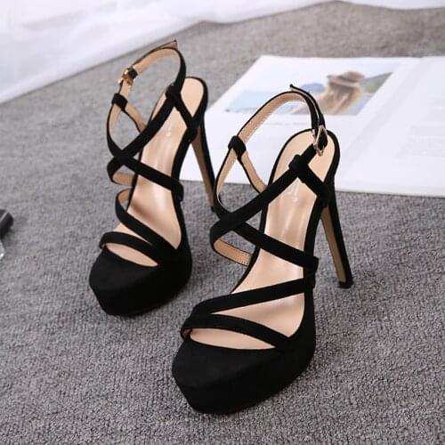 Womens sandals summer 2021 fashion sexy Ankle strap high heels casual comfortable outdoor thin heel open toe female shoes 34-40