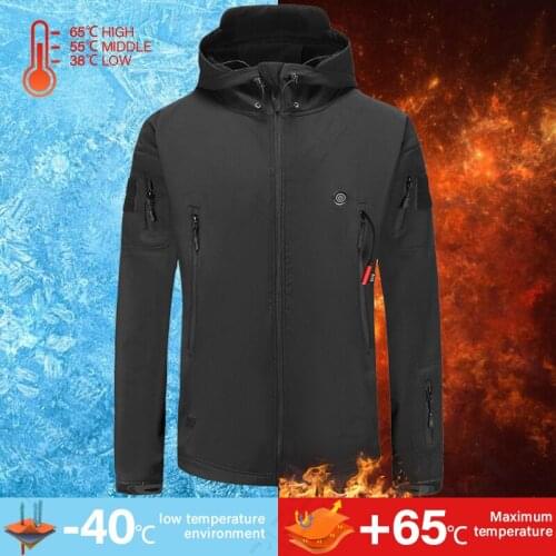 Winter Electric Heated Clothes Motorcycle Heating Jacket USB Charging Waterproof Windbreaker Heat Outdoor Skiing Coat M-4XL