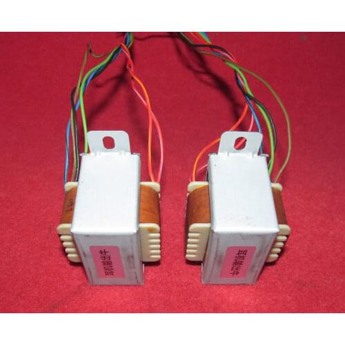 10K: 32Ω (8Ω + 8Ω) single-ended output transformer, used for speaker headphone amplification, for 6P1, 6P14, 12AU7 in parallel