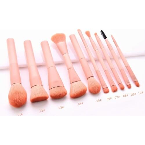 5/10pcs Makeup Brushes Set Eye Shadow Highlight Foundation Powder Eyeliner Eyelash Lip Make Up Brush Cosmetic Beauty Tool Kit
