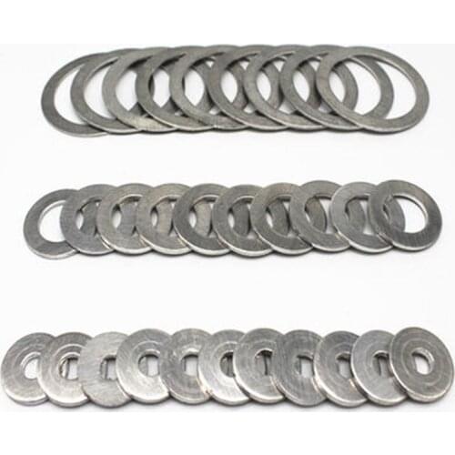8pcs M15 M16 M18 washer Flat gasket High temperature resistance seal washers aluminum 20mm-24mm (OD) thickness 1.2mm-2mm