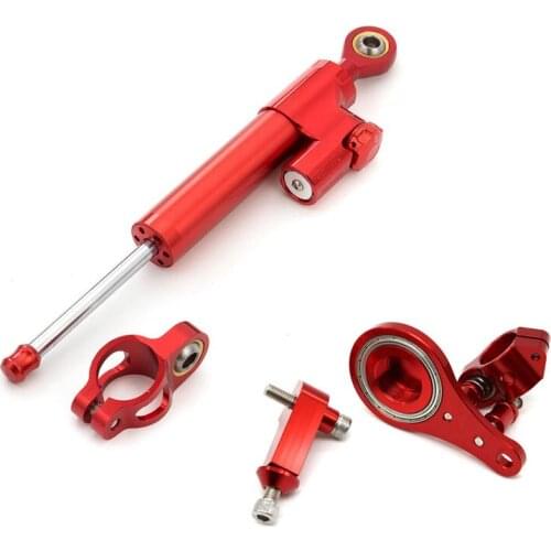 Aluminum Motorcycle For Kawasaki ZX636 ZX6R 636 2005-2006 Support Kit Steering Stabilizer Damper Mounting Bracket Complete Set