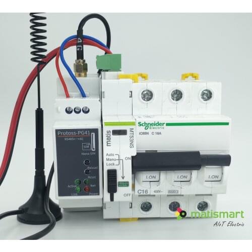 Matis MT53NS automatic recloser 4G Wifi Control mcb rcd elcb breaker
