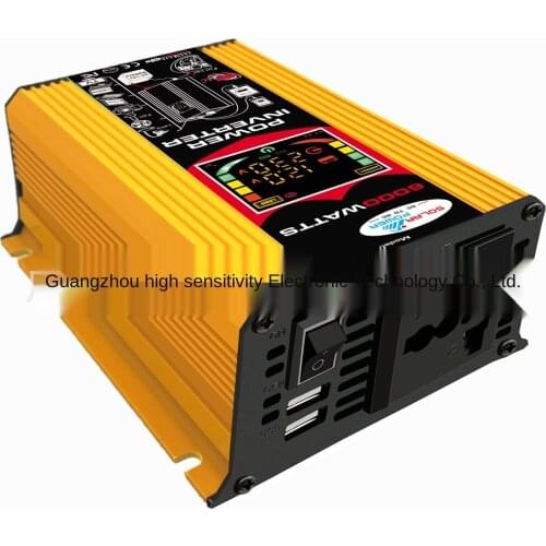 6000W power inverter DC 12V to AC 110V / 220V automotive sine wave converter 2 USB