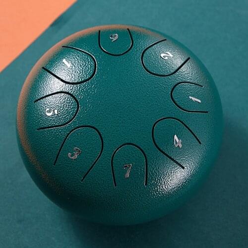 Steel Frame Drum Tounge Musical Instrument Drums Set 6 Inch 8 Tune A Key Musical Instrument Pan Drum and Bass Meditation