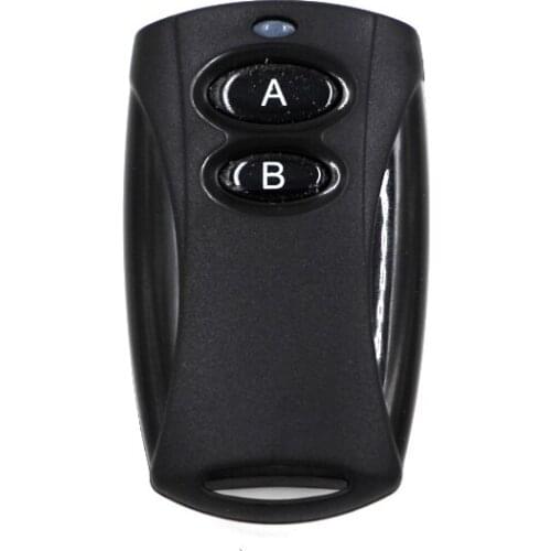 New A B Key DC 24V Black Color 2CH RF Wireless Remote Transmitter Control 315 MHZ PT2262