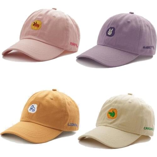 2021 New Cute Girl Candy Mens Baseball Cap Color Hip hop Embroidery Cotton Popular Summer women‘s hat’ Sports Sun Hat