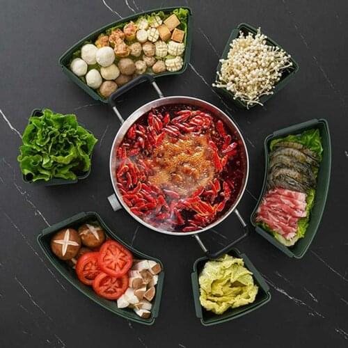 Household Hot Pot Dish Sink Dish Basket Assortment Rectangular Vegetable Drain Basket Bowl Kitchen Bathroom Storage Organizer