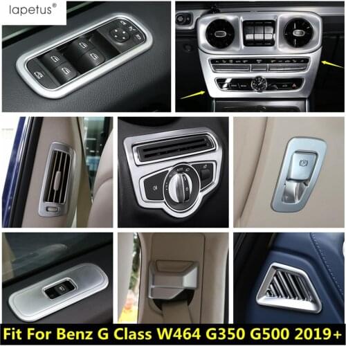 Air AC Outlet Vent / Seat Belt Buckle Decor Cover Trim ABS Matte Interior For Mercedes-Benz G Class W464 G350 G500 2019 - 2021