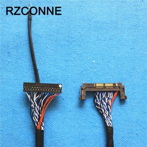 FI-R51HL Universal LVDS Cable Double 8bit 55cm Right Power for Samsung LG 32''-55'' LCD TV Monitor