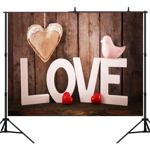 Lyavshi photo background Wooden wall hearts cute background for children wedding Valentine 's Day Backdrops For Photo Studio
