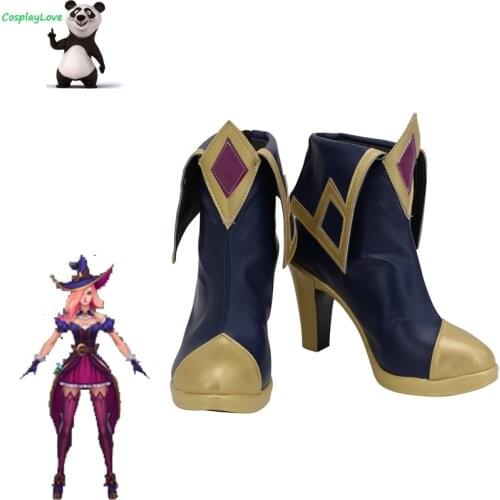 GAME LOL Cosplay Bewitching Miss Fortune Cosplay Shoes Cosplay Long Boots Leather Custom Made CosplayLove