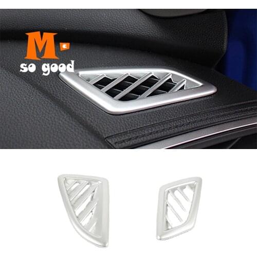 ABS Matte For Honda Civic 10th Car Front Small Air Outlet trim cover Car interior styling Decoration accessories 2016 2017 2018