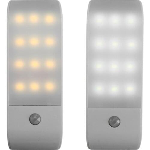 New LED Under Cabinet Light Auto On/Off 6/10 LEDs 98/190mm For Kitchen Bedroom Closet Wardrobe Night Lights