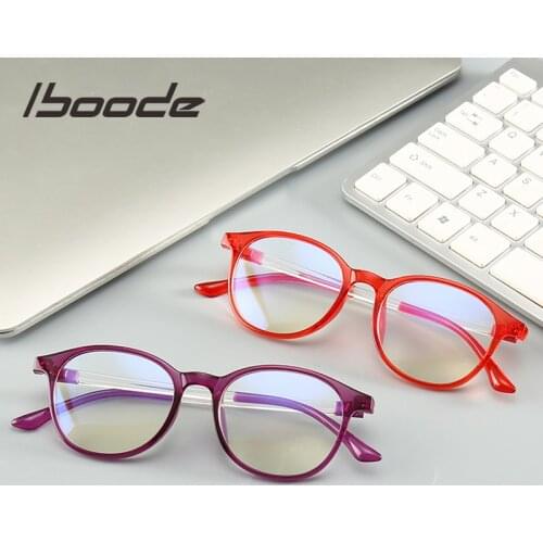 Iboode Anti Blue Light Glasses Frame Men Women Anti Radiation Eye Protection Computer Glasses Anti Blue Rays Spectacles Frames