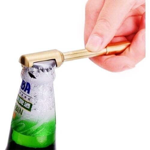 Portable Utility Opener Handmade Brass Creative Handles EDC Carrying Beer Tool High Quality Pocket Opener