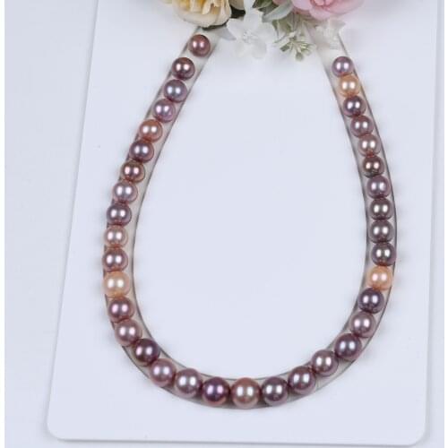 Natural color multi colors Edison Loose Freshwater Pearl Beads necklace