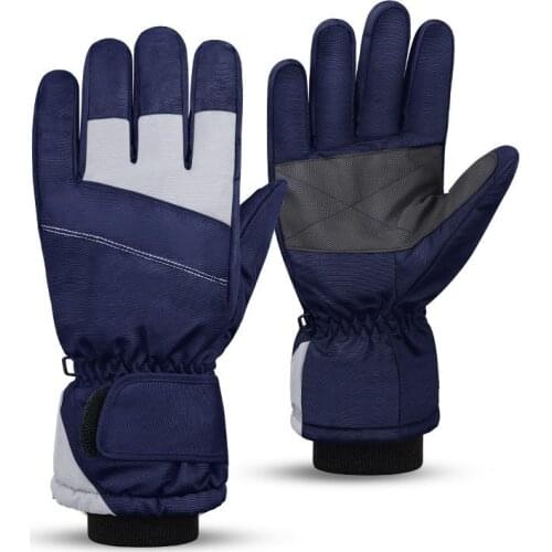 New Winter Ski Gloves Adult Windproof and Waterproof Men and Women Winter Riding Cold and Warm Ski Padded Gloves