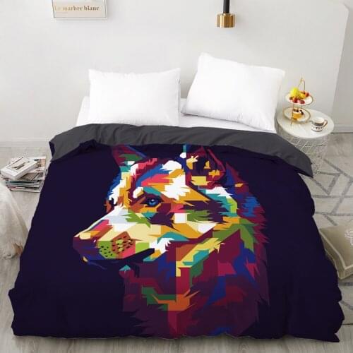 Duvet cover Quilt/Blanket/Comfortable Case Luxury Bedding 140x200 150x200 240x220 for Home 3D Print animal colorful dog