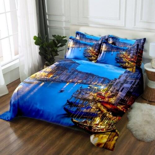Luxury comforter set bed linen 4pc Duvet Cover Pillowcase 3D Bedding Set Twin Full king size Queen California king Bed Linen