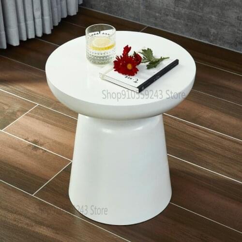 Nordic Small Round Table Side Table Removable Small Coffee Table Small Table Ins Bedroom Bedside Table Metal Small Apartment Sid