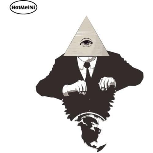 HotMeiNi 13cm x 10.2cm Funny Control Decal Vinyl Car Sticker Rear Windshield Car Decoration Waterproof Accessories Car Styling