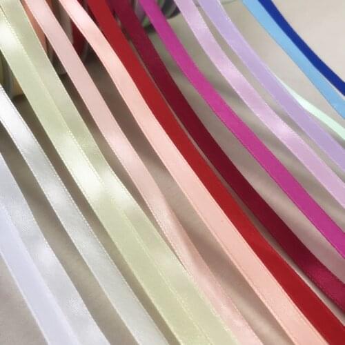 10 mts/roll) 1/8" 1/4" 15 colors per set High Quality Double Face Satin silk ribbon polyester wholesale Christmas Ribbons