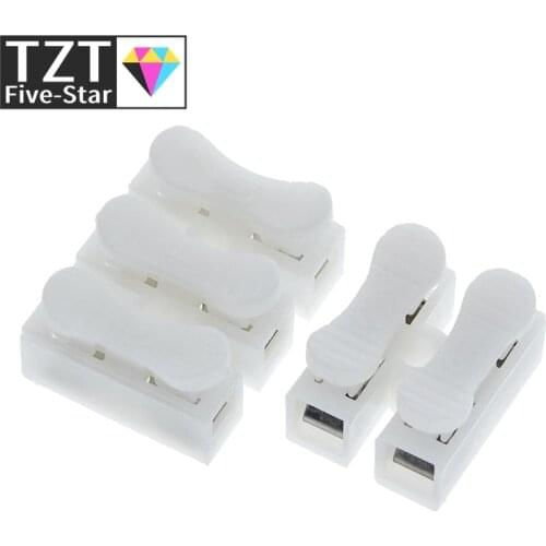 10PCS 2 3 Pins Electrical Cable Connectors CH2 CH3 Quick Splice Lock Wire Terminals Set 17x14x11mm
