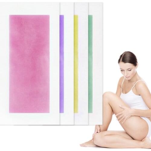 10PCS Wax Strip Paper Leg Body Face Professional Disposable Women Waxing Depilatory Nonwoven Epilator Hair Removal Summer Party