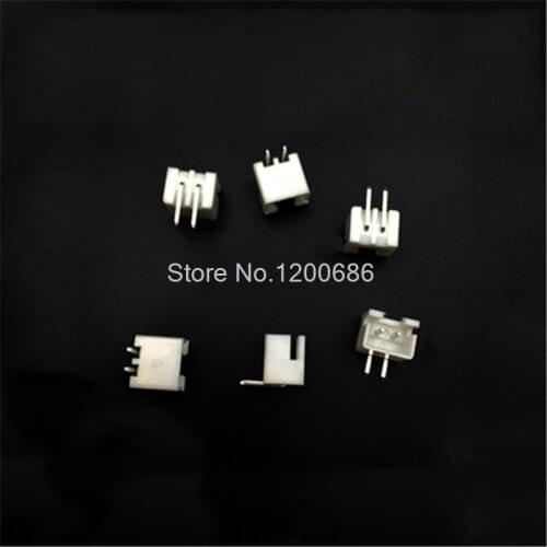 100 piece XH 2.54 2-Pin Connector Right angle socket plug male connector
