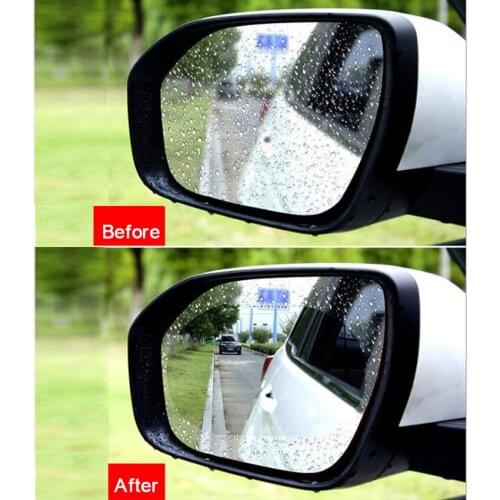 2pcs Anti-Fog Film Car Rearview Mirror Protective Film Anti Fog Rainproof Rear View Mirror Protective 135*95mm car accessries