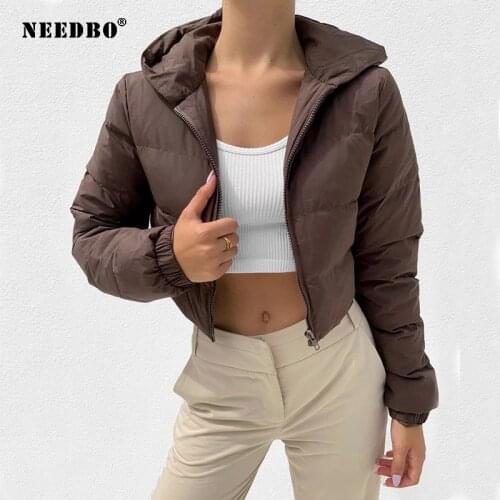 Winter Jacket Women Coat Hooded Cotton Padded Jacket Winter Women Ladies Puffer Coat Women Elegant Casual WarmCasaco Parka Mujer