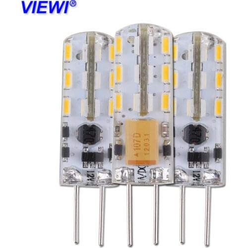Ampoule led bulb light G4 Ac Dc 12v 24V 110v 220V super mini silicone candle spotlight energy saving lamp 360 degree 2W lights