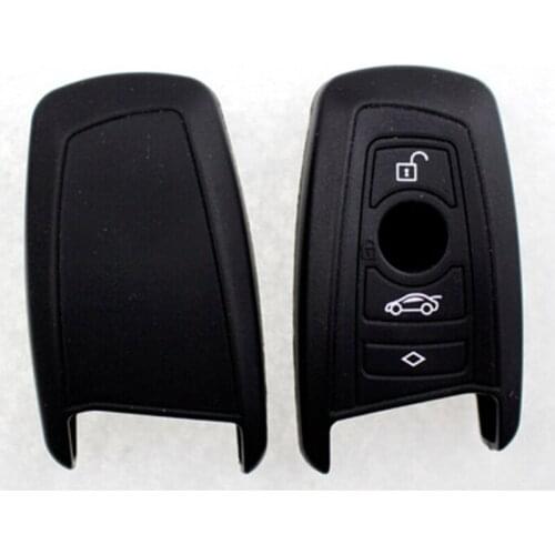 Car Remote Key Fob Shell Cover Case For BMW M1 M2 M3 F05 F10 F20 F30 335 328 535 650 740 3 Button Silicone Skin Holder Protector