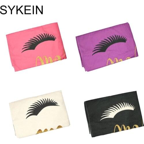 Bronzing Eyelash Pattern Kitchen Apron Women Adult Home Cooking Baking Cleaning Aprons Bibs Kitchen Eyelash Extension Tools