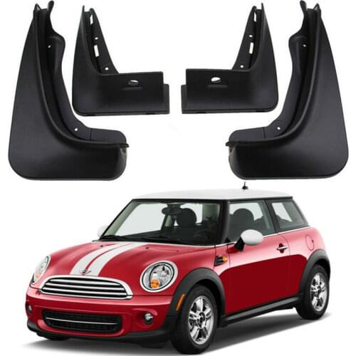 4PCS Car Mud Flaps For 2008 2009 2010 2011 2012 2013 2014 Mini Cooper ONE R56 Mudguards Splash Guards Mudflap Car Fender Flares