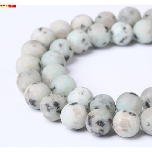 Wholesale Natural Tianshan Blue Stone Beads Natural Stone Round Loose Spacer Beads 4 6 8 10 12mm For Jewelry Making Findings 15"
