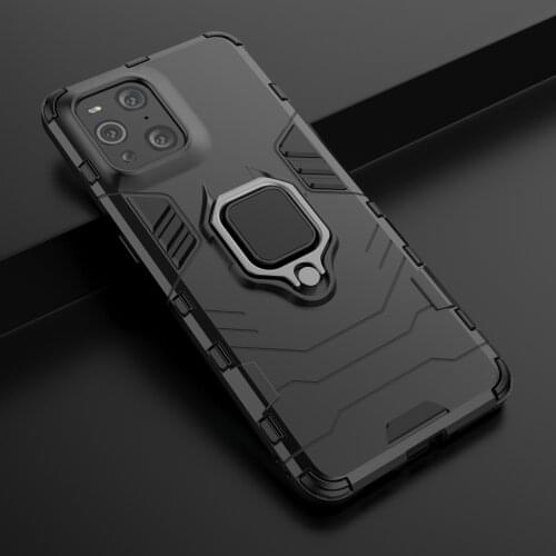 Case For Find X3 Bracket Shockproof Metal Finger Ring Armor Cover for OPPO Find X3 Pro Lite Neo Couqe