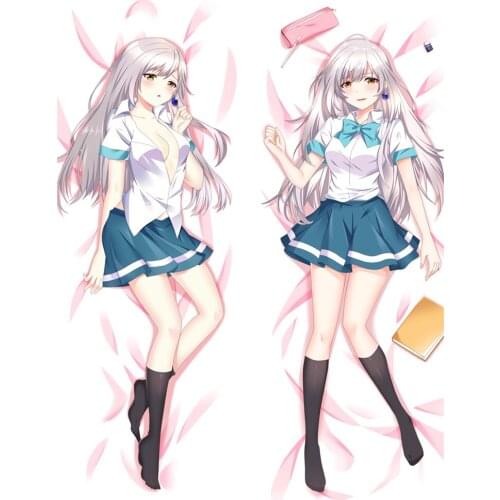 Gubang Anime Iroduku: The World in Colors Pillowcase Tsukishiro Hitomi Cosplay Hugging Pillow Cover Dakimakura Body Pillow Case