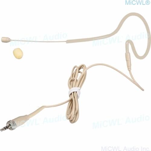 Skin color Single ear wearing Headset Microphone for Sennheiser ew100 ew300 ew500 G2 G3 G4 Wireless microfone SE02