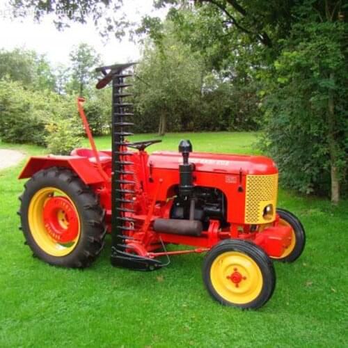 Diecast 1/43 Babiole 203 Walk-behind Alloy Tractor Interior Decoration French Agricultural Vehicle Adult Collection Display