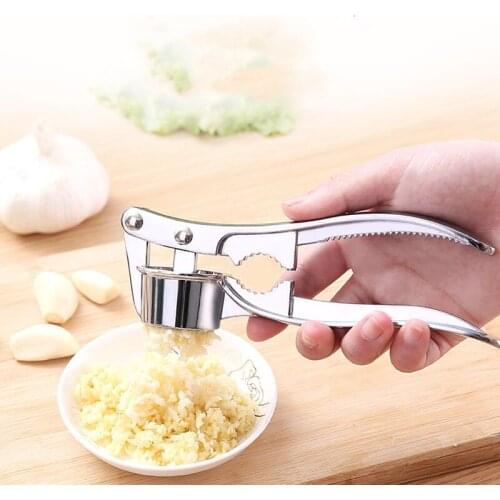 Imitating Stainless Steel Multifunction Garlic Press Crusher Kitchen Cooking Ginger Squeezer Masher Handheld Ginger Mincer Tools