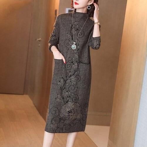 Mrza Gtxe Fashionable Knitted Dresses